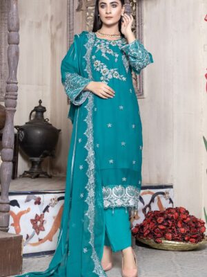 Pure chiffon suit with price